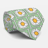 Leuke Cartoon Retro Daisy Spring Garden Flower Stropdas (Opgerold)