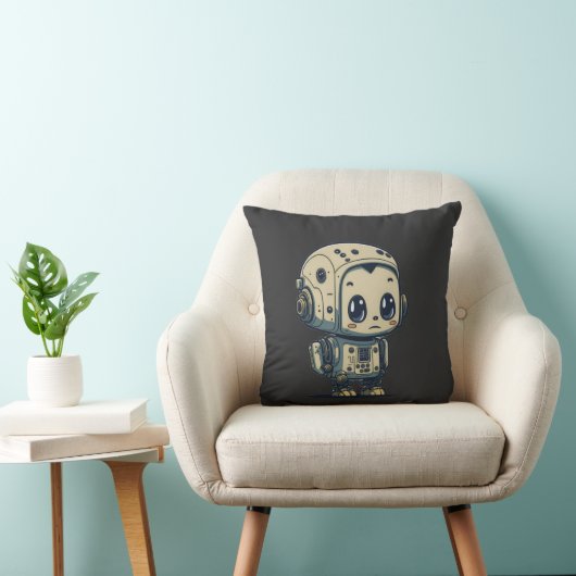Leuke cartoon robot kussen (Stoel)