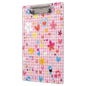 leuke cartoon roze klembord (Links)