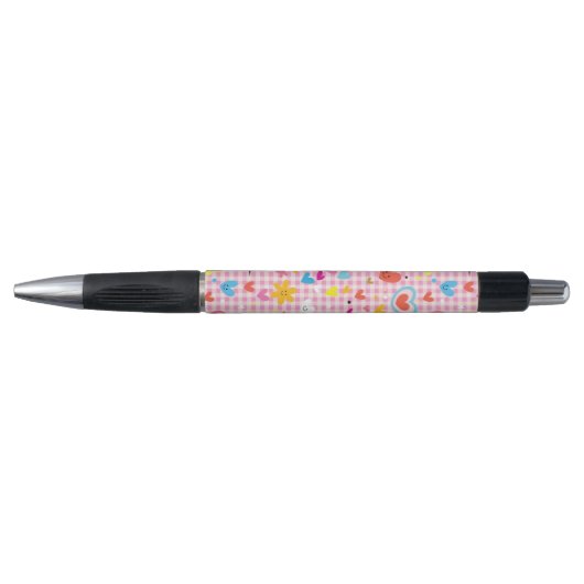 leuke cartoon roze pen (Voorkant)
