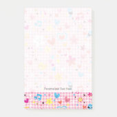 leuke cartoon roze post-it® notes (Voorkant)
