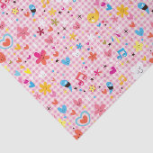 leuke cartoon roze tissuepapier (Detail)