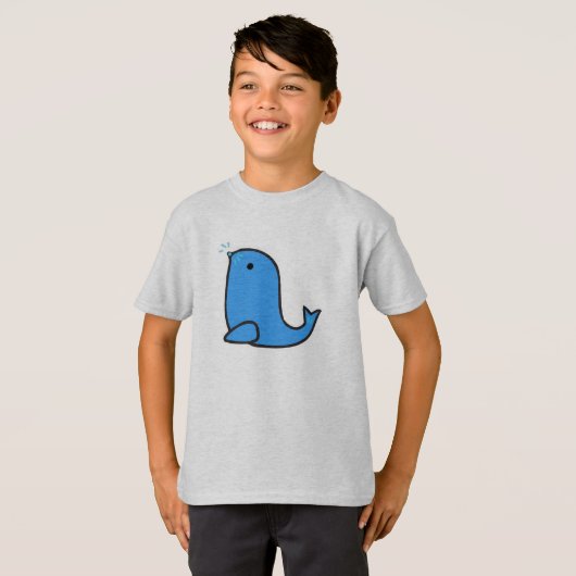 Leuke cartoon seal t-shirt (Voorkant volledig)