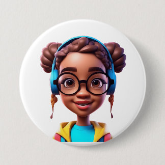 Leuke Cartoon-thema Button Pin
