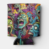 Leuke Cartoon Zombies Blikjeskoeler (Voorkant)