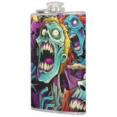 Leuke Cartoon Zombies Heupfles (Links)