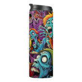 Leuke Cartoon Zombies Thermosbeker (Geroteerd rechts)