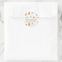 Leuke cartoonachtige geesten gepersonaliseerd Happ