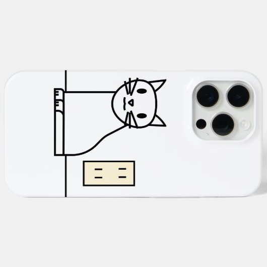 Leuke Cat iPhone / iPad hoesje (Achterkant (horizontaal))