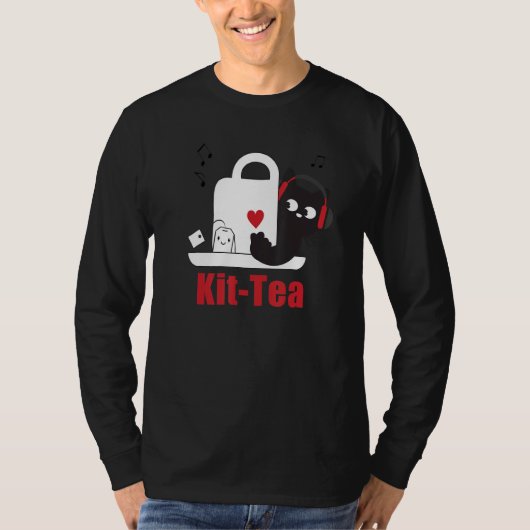 Leuke Cat Kit Thee Grappige Kat Pun Liefhebbers Th T-shirt (Voorkant)