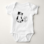 Leuke Cat & Rat Graphic Baby Bodysuit (Voorkant)