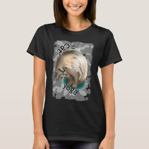Leuke Cat Yoga Nek Stretch T-shirt