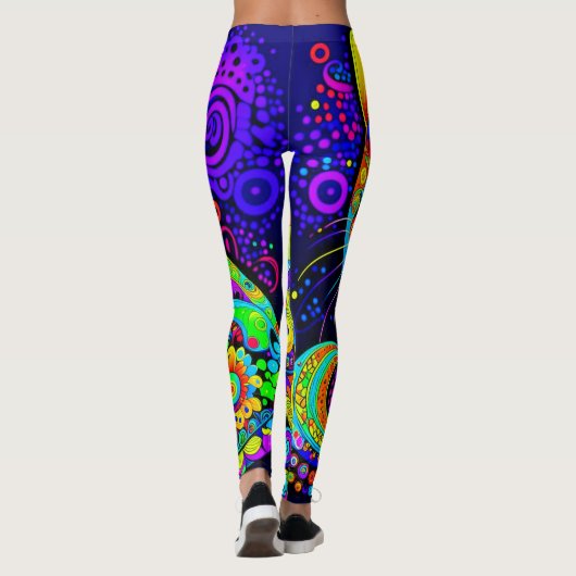 Leuke Catnip Stoned Tomcat All-Over-Print Leggings (Achterkant)