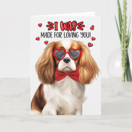 Leuke Cavalier King Charles Dog Love Valentijn Feestdagen Kaart