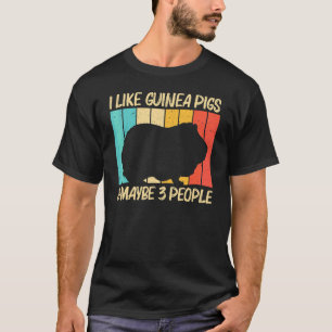 Leuke Cavia Voor Mannen Vrouwen Cavy Huisdier Knaa T-shirt