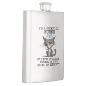 Leuke chagrijnige oude verpleegster flacon (Rechts)