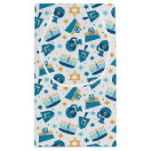 Leuke Chanoeka Patroon Gift Bag Klein Cadeauzakje (Achterkant)