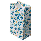 Leuke Chanoeka Patroon Gift Bag Klein Cadeauzakje (Achterkant Gekanteld)