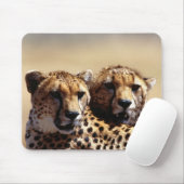 Leuke Cheetah Pair Muismat (Met muis)