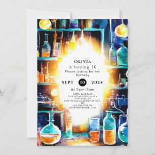 Leuke chemie wetenschapper verjaardag kaart