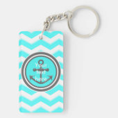 Leuke Chevron Anker Glimlach Sleutelhanger (achterkant)