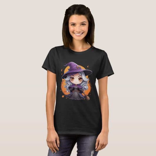 Leuke Chibi heks T-shirt (Voorkant volledig)