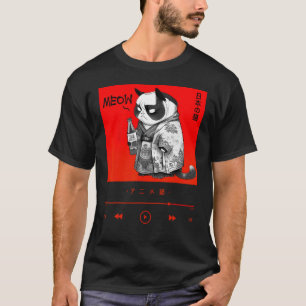 Leuke Chibi Neko in Elegant Japans Kimono Robe T-shirt