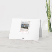 Leuke Chicken en Rudolph Christmas Wenskaart! Feestdagen Kaart (Achterkant)