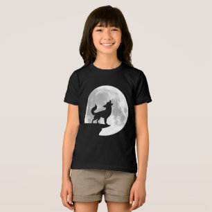 Leuke Chihuahua Howling Volle Maan Halloween Tri-Blend Shirt