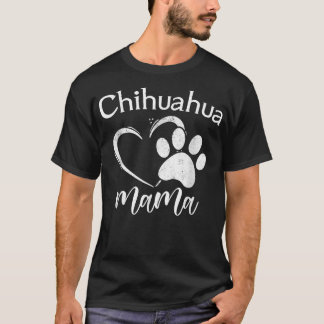 Leuke Chihuahua Mama Huisdier Liefhebber Kleding H T-shirt