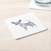 Leuke Chihuahua onderzetter van papier (Schuin)