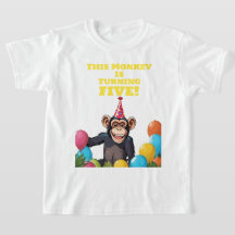 Leuke Chimpanzee Kind Wild Oerwoud Verjaardag