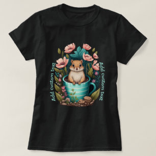 Leuke Chipmunk in een kopje wildbloem, Chipmunk Lo T-shirt