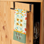 Leuke chique bloemenstijlvolle Daisy aangepaste mo Theedoek