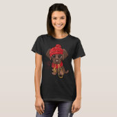 Leuke Chocolade Labrador Choco Labs T-shirt (Voorkant volledig)