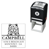 Leuke Chow Chow Custom Hond Adres Stempel (In situ)