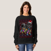 Leuke Chow Chow Kerstverlichting Lelijke trui Chow (Voorkant volledig)