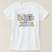 Leuke Christelijke Pasen, Gekke Konijn, Het is voo T-shirt (Design voorkant)