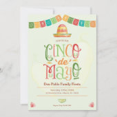 Leuke Cinco de Mayo Fiesta Feestje Kaart (Voorkant)