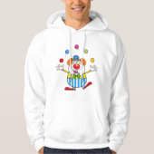 Leuke circus clown jongleren ballen hoodie (Voorkant)