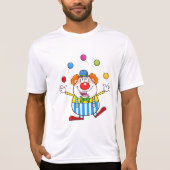 Leuke circus clown jongleren ballen t-shirt (Voorkant)