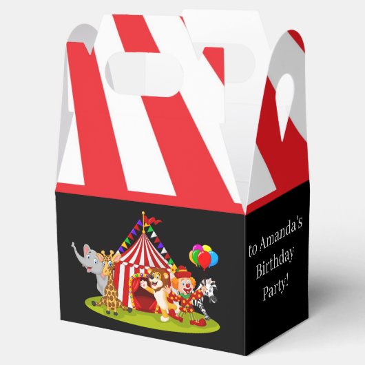 leuke Circus, dank je dat je tekst toevoegt Bedankdoosjes (Geopend)