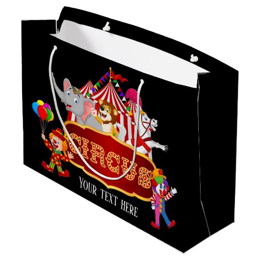 leuke circusliefhebbers voegen tekst toe groot cadeauzakje (Achterkant Gekanteld)