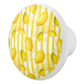 Leuke citroen fruit streep patroon keuken knop (Rechts)