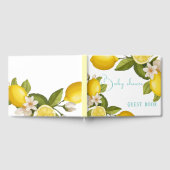 Leuke citrus Baby shower massage Gastenboek (Volledig)