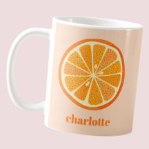 Leuke Citrus Sinaasappel Slice Gepersonaliseerd