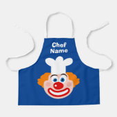 Leuke clown chef-kok cartoon kleine aangepaste kin schort (Voorkant)