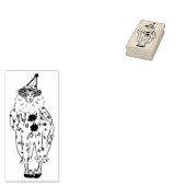 Leuke Clown  Victoriaans Verjaardagscircus Rubberstempel (Gestempeld)