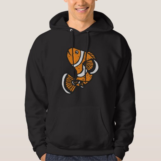 Leuke clownvis hoodie (Voorkant)