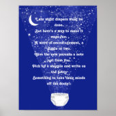 Leuke Co-ed luier Baby shower activiteit Poster (Voorkant)